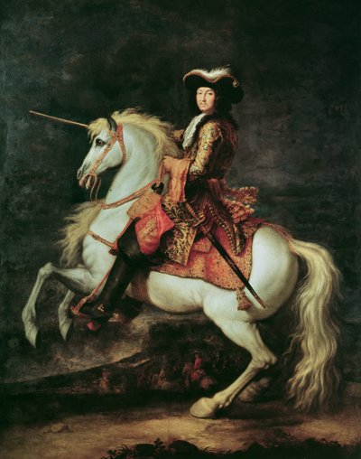 Ritratto di Luigi XIV a cavallo da Adam Frans van der Meulen